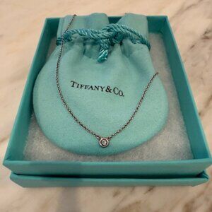 Tiffany & Co 16" sterling silver Elsa Peretti necklance.